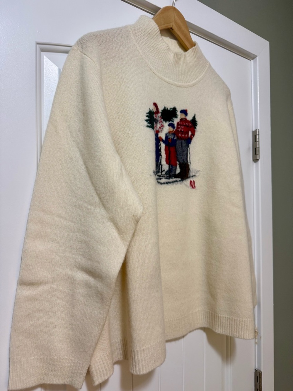 Lauren Ralph Lauren Wool Ski Mock Neck Sweater 3X - Picture 4 of 10